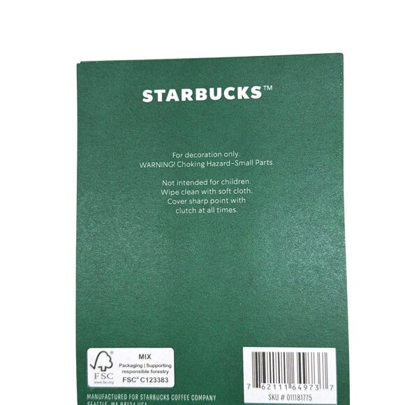 Starbucks 2025 Christmas Enamel Pin Set Cute Holiday Bear, Gingerbread Trio NWT - Picture 3 of 3